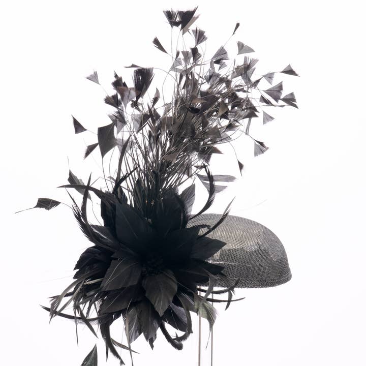 KaKyCo - Wholesale Fascinator hat – Women's - Small Base With Variety Feather On Top Fascinator | AJ780S14