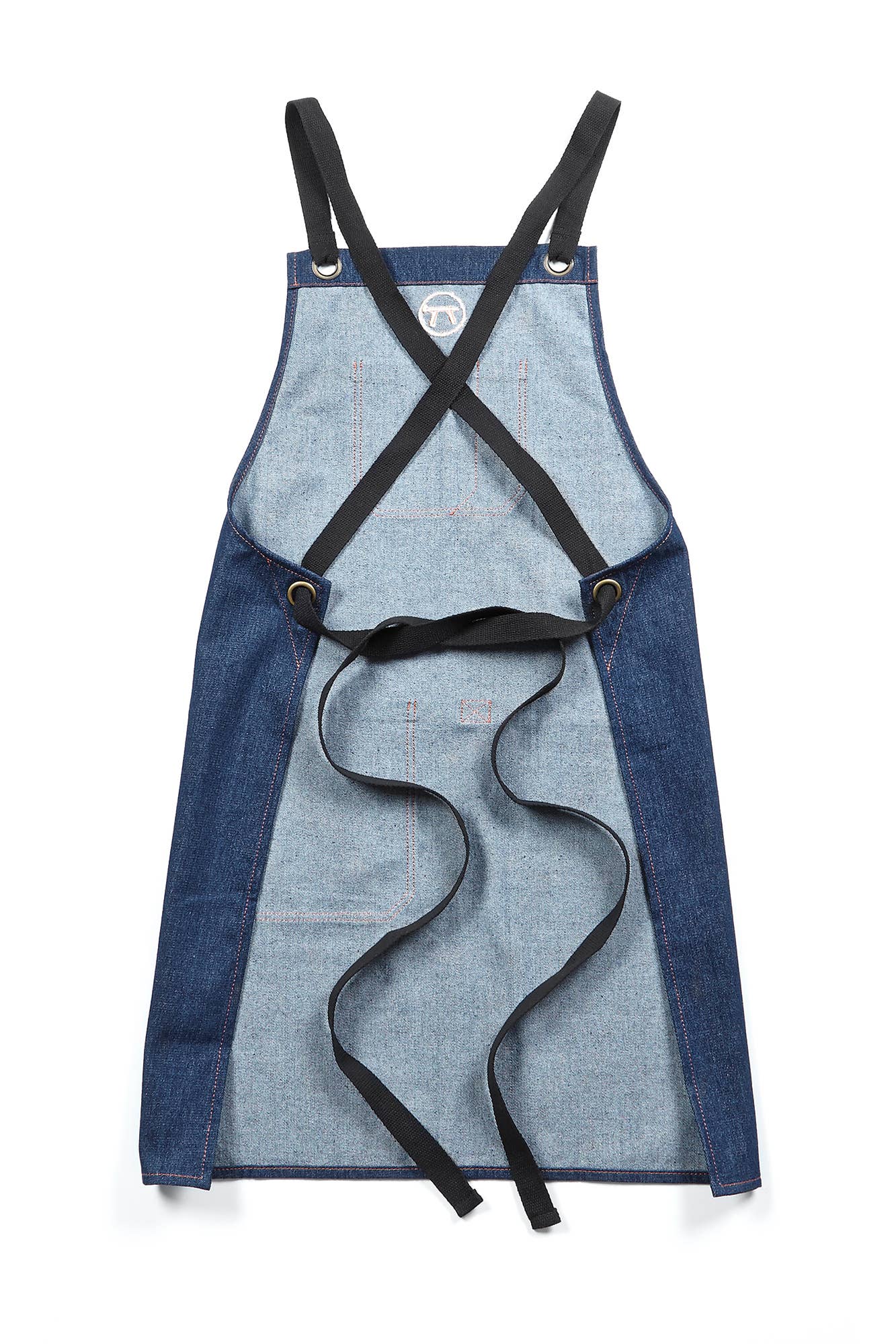 Fox Run Brands - Wholesale Apron - Outset Blue Denim Griller's Apron, One Size, 27" x 33"4