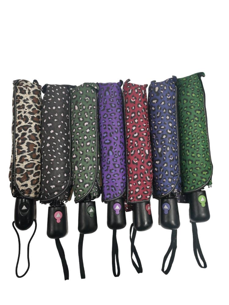 Superbia – Engroshandel Paraply - Dame – Lille semi-automatisk paraply med dyreprint - 55B1