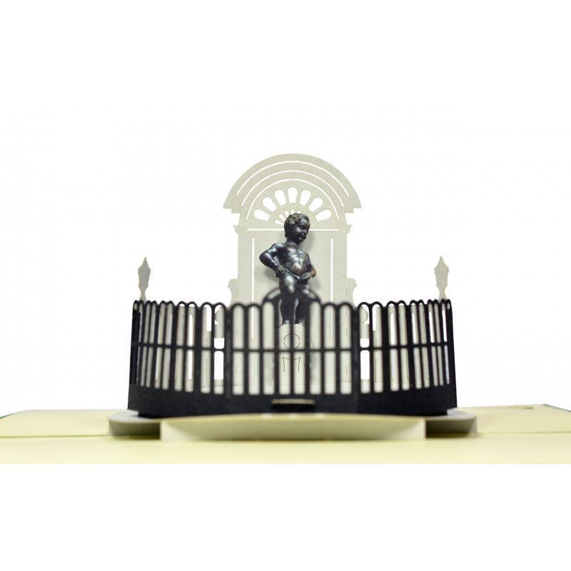 Muno - Wholesale Everyday Greeting Card - 3D POP-UP CARD MANNEKEN PIS0
