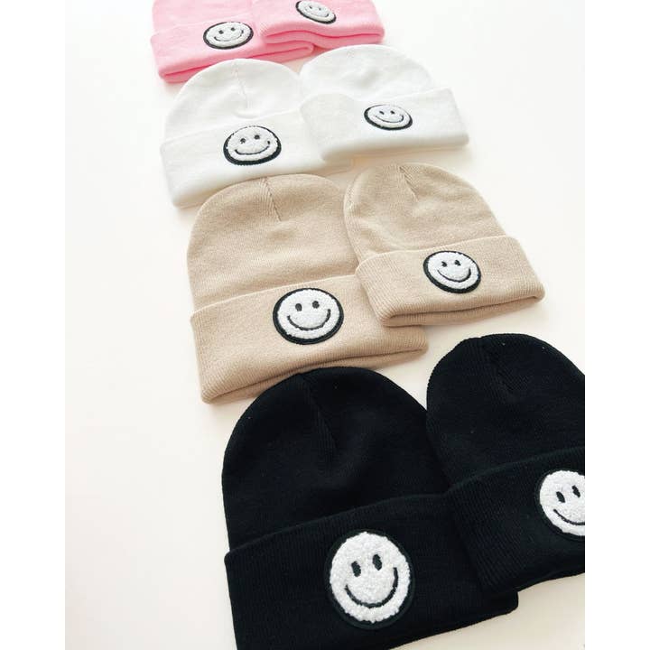 Lucky Panda Kids - Wholesale Beanie - Kids - Smiley Baby & Kids Beanie | Beige