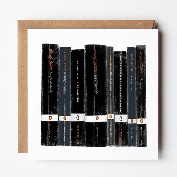 Penguin Classics - blank greetings card for wholesale by Design Smith