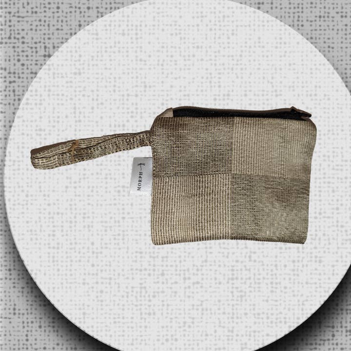 Porte-monnaie en soie thaïlandaise fait main pour la vente par Morph