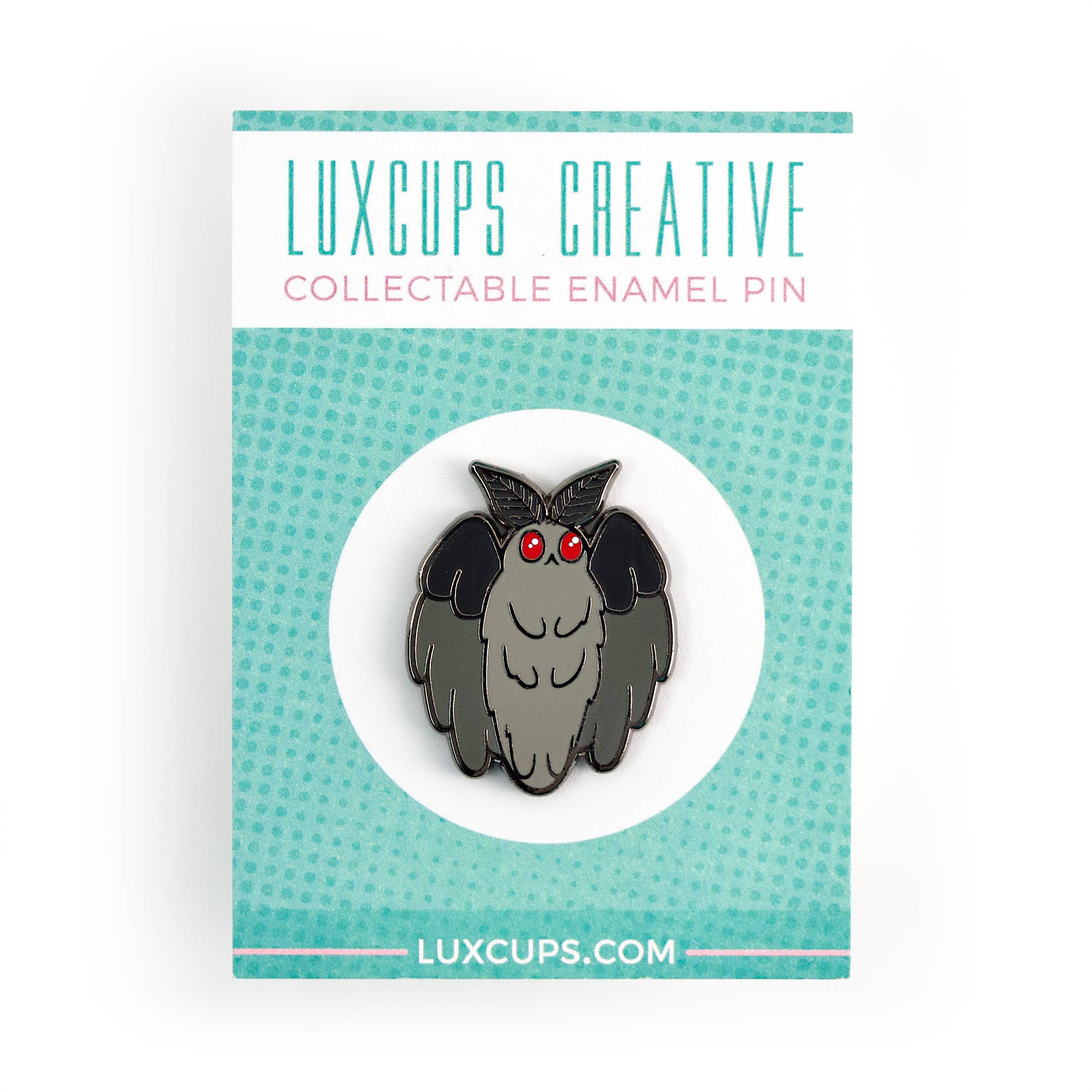 LuxCups Creative - Wholesale Lapel Pin/Button - Mothman Pin1