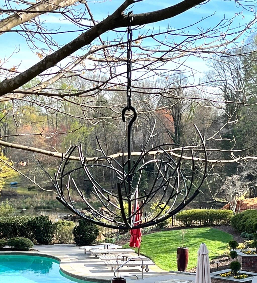 Garden Iron And More - Wholesale Outdoor Ornament/Decor - Hanging Branch Tree with Loop on Top3