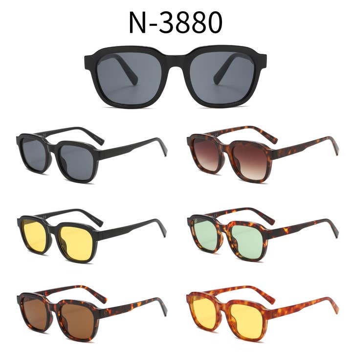 MODIEUZE ZONNEBRIL N-3880 voor wholesale door NEW VISION MILANO SRL