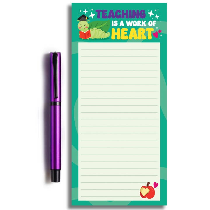 Ensemble Bloc-notes Enseignant avec Stylo pour la vente par T Marie