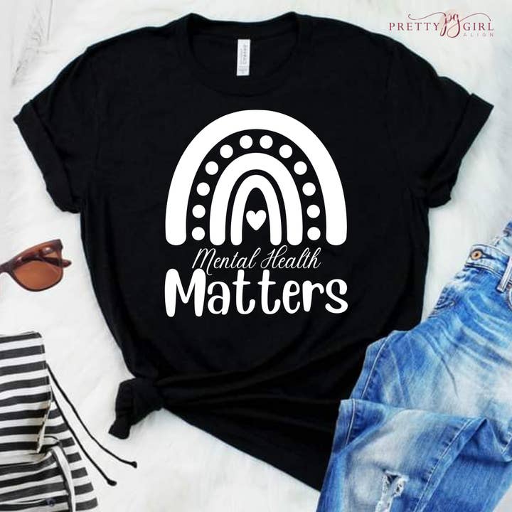 Mental Health Matters Tee for wholesale by Pretty Girl Align
