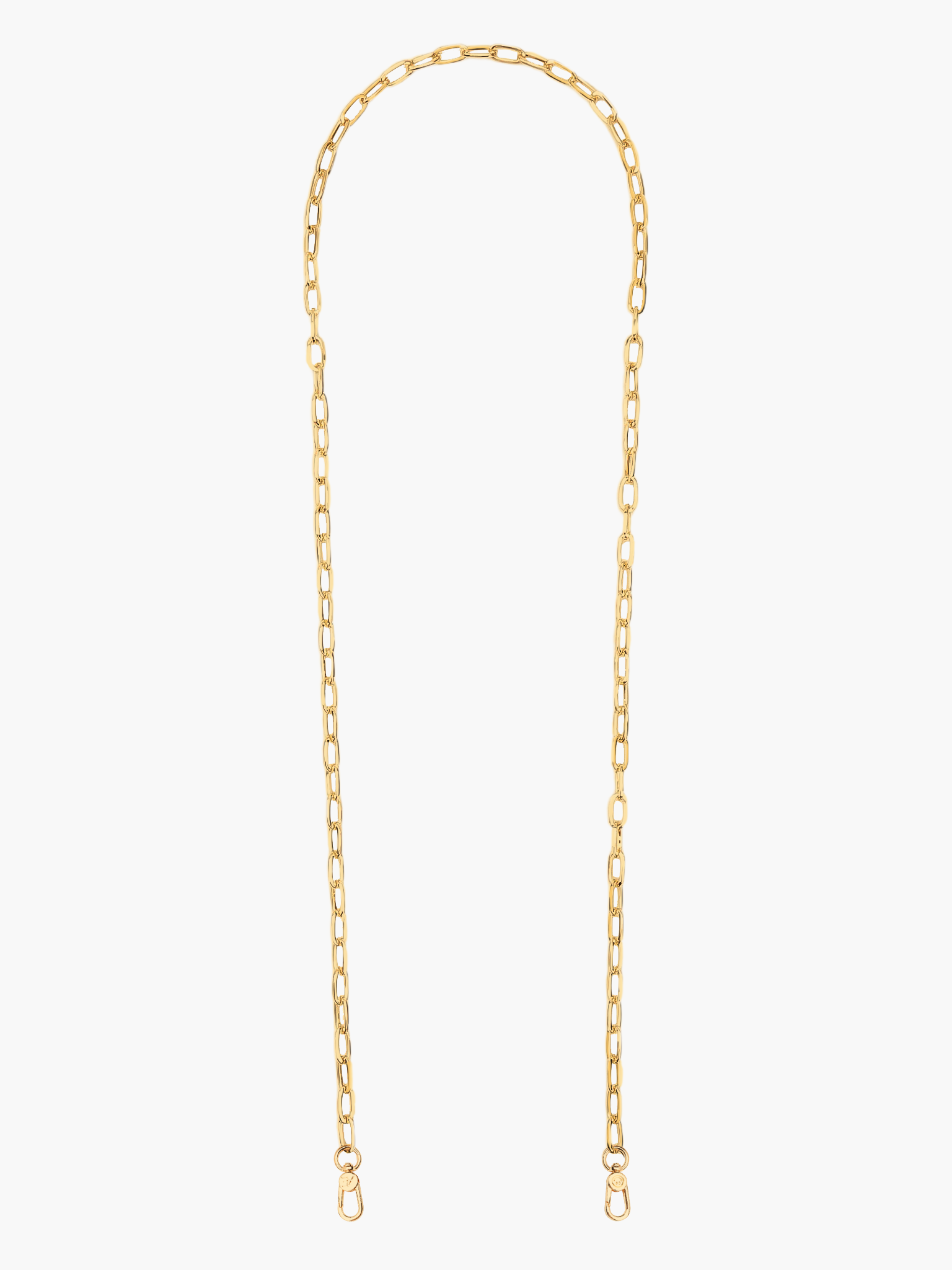 THE CÆP - Wholesale Phonecase Strap - Gold Paperclip Phone Chain10