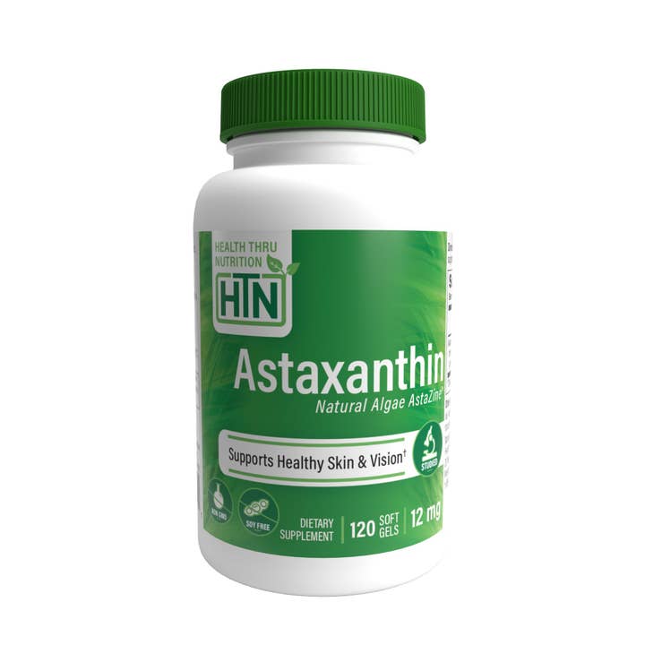 Health Thru Nutrition - Wholesale Oral Supplement/Vitamin - Astaxanthin 12mg - Natural (Non-gmo) 120 Softgels