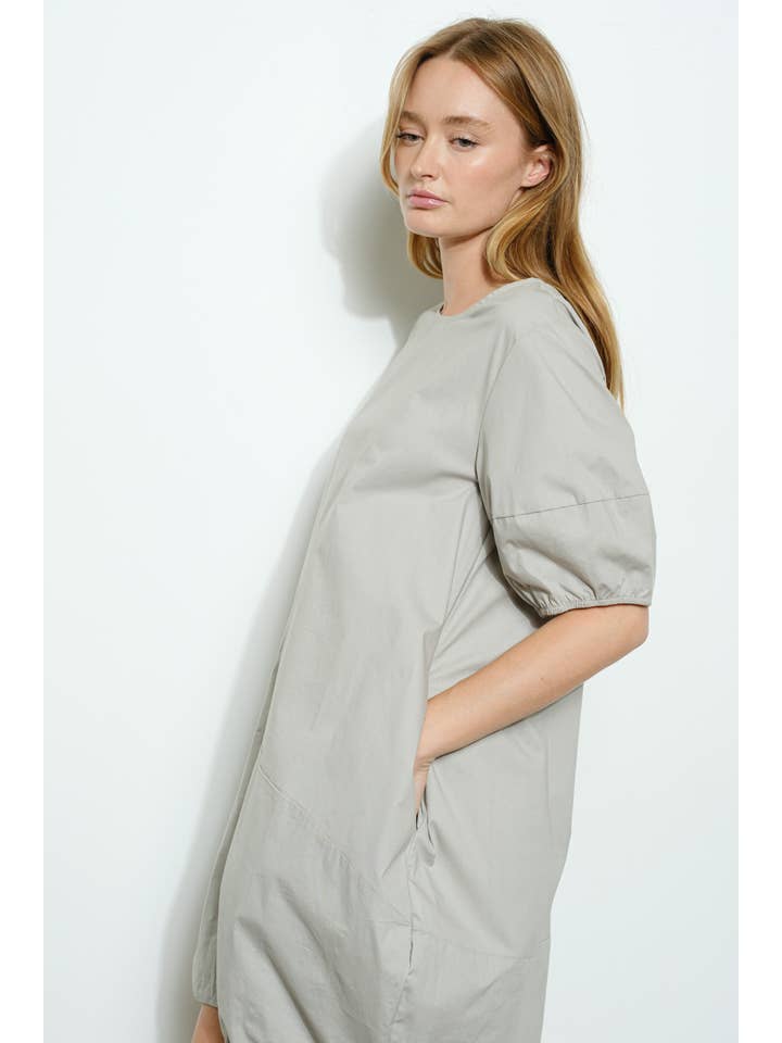 Bloidy – wholesale Klänning - Dam – Poplin Kortärmad Mini Bubble Klänning - D10482SS14