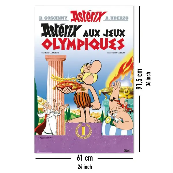 Close Up GmbH – Poster por atacado – Asterix & Obelix Poster Nos Jogos Olímpicos 61x91,55