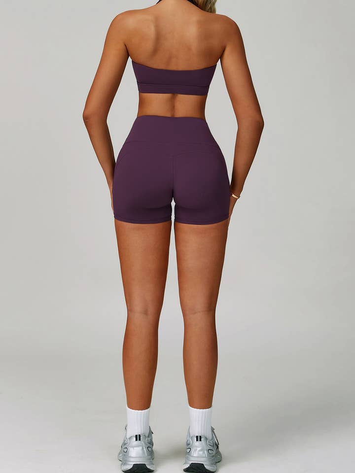 Crave by FW - Wholesale Activewear Set - Women's - Activewear Set with Halter Sports Bra and Short10