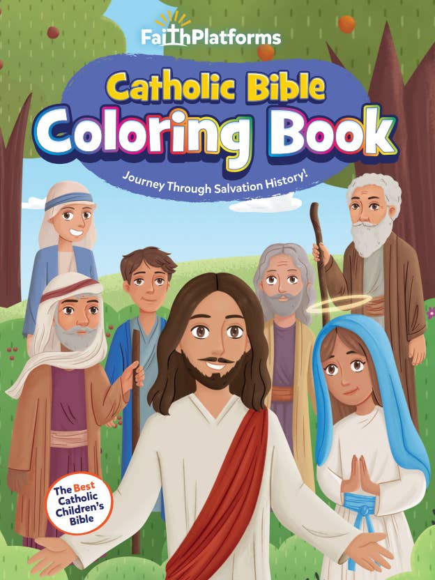 Catholic Bible Coloring Book for wholesale by CatholicBrain