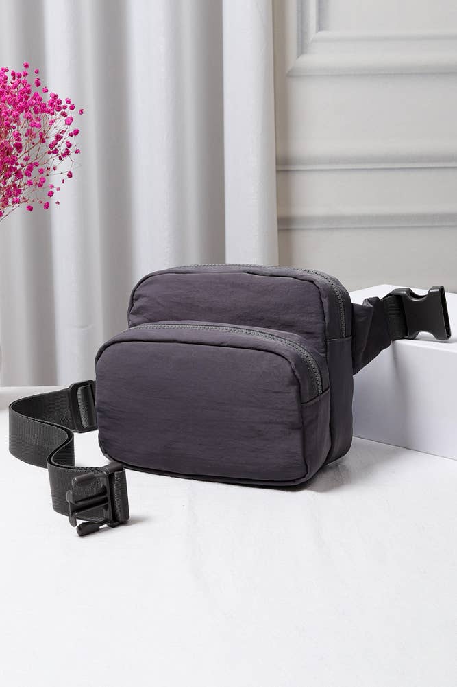 Hana – wholesale Midjeväska - Dam – Solid Dubbel dragkedja Fanny Pack4