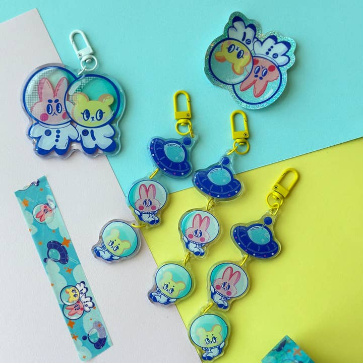 SudiBear - Wholesale Keychain - Women's - AstroBuddies Charm3