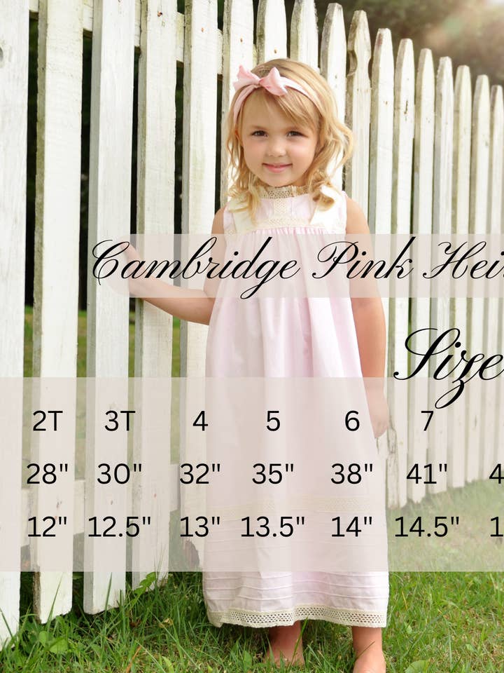 Posh Pickle - Wholesale Dress - Kids - Cambridge Pink Sleeveless Heirloom Dress