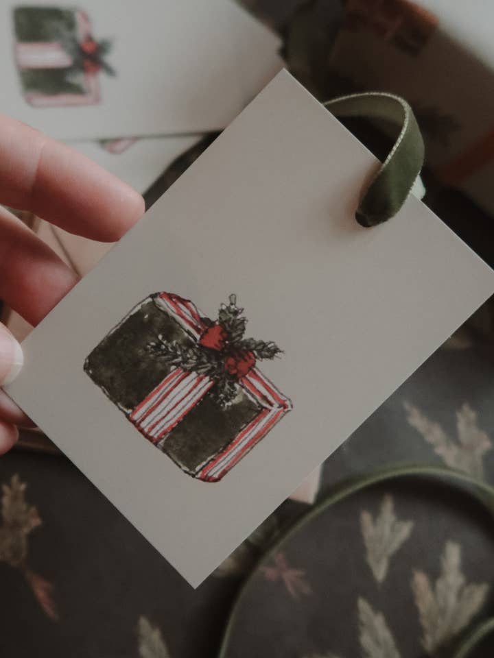 Christmas gift Small Flat Card for wholesale by MyDesignPictures