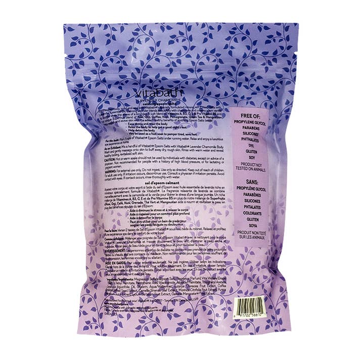 Vitabath - Wholesale Bath Salts - Lavender Chamomile Epsom Salts 36 oz
