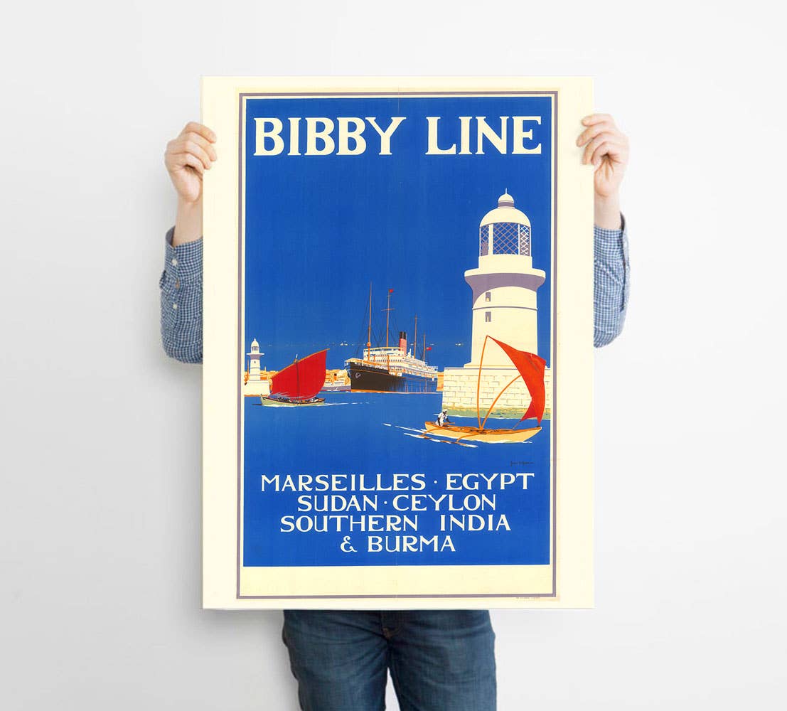 wallartgallery - Wholesale Poster - Bibby Line (vintage poster) 19301