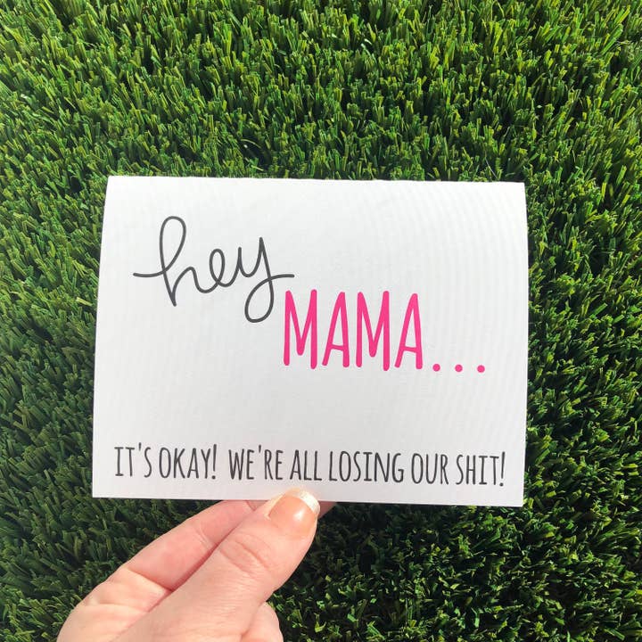 Personal Paper Hugs - Wholesale Thinking of You Card - Funny Greeting Card for Mom Tribe Friend or New Mom, Encouragement Card, Thinking of You Card