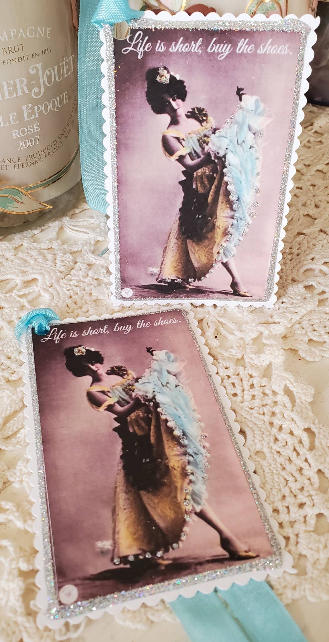 Little Heart Designs - Wholesale Cadeaulabel - Cadeaulabel Het leven is kort, koop de schoenen1