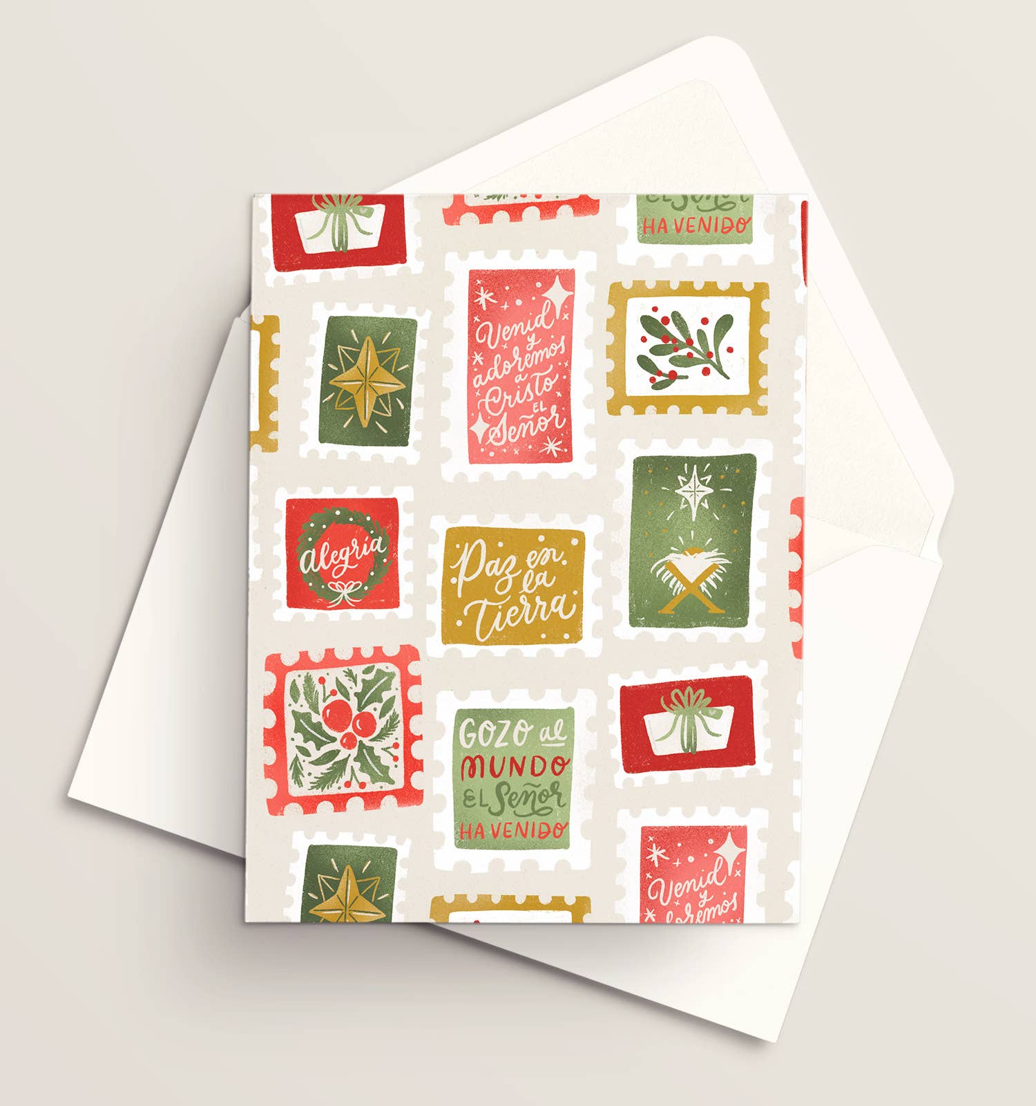 Vivi Furlong - Wholesale Christmas Card - Estampillas de Navidad | Tarjeta cristiana | Tarjeta hecha a mano | Tarjeta de fiestas | Tarjetas navideñas | Navidad 2025 | Basada en la fe0