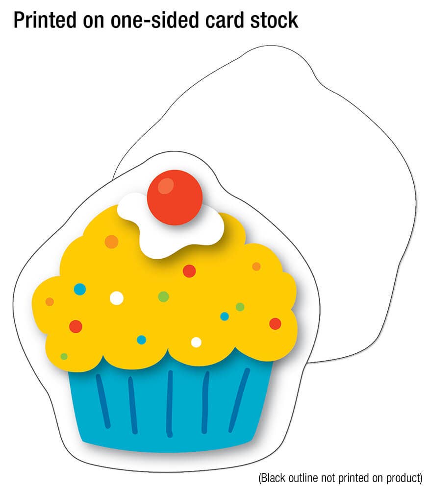 Carson Dellosa Education - Wholesale Cutouts - Cupcakes Mini Cutouts3