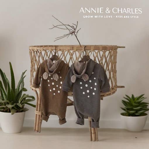 Annie & Charles® Baby Bambi Jumpsuit for wholesale by Annie & Charles
