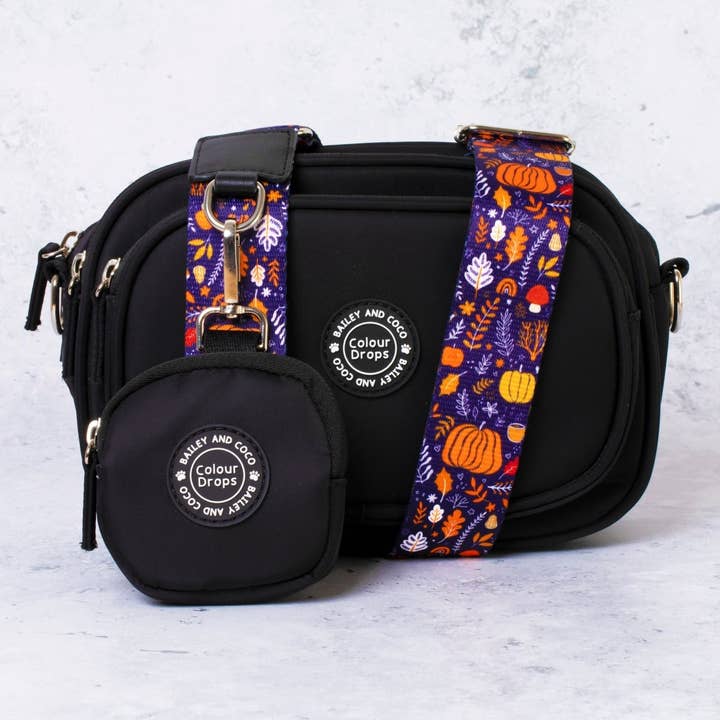 Hundpromenadväska - Svart med förtrollad rem för wholesale av Bailey and Coco