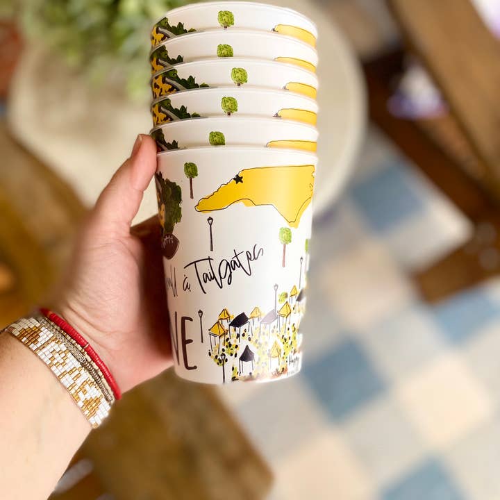 Happy By Rachel, LLC - Wholesale Disposable Cup - Boone, NC Reusable Cups, tailgating collegiate game/gifts2