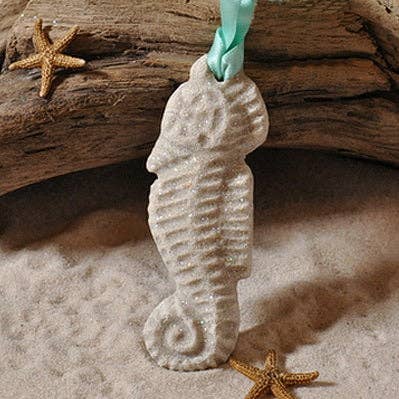 Seahorse Sand Ornament for wholesale by The Sand Store by Creative Artworks, Inc.
