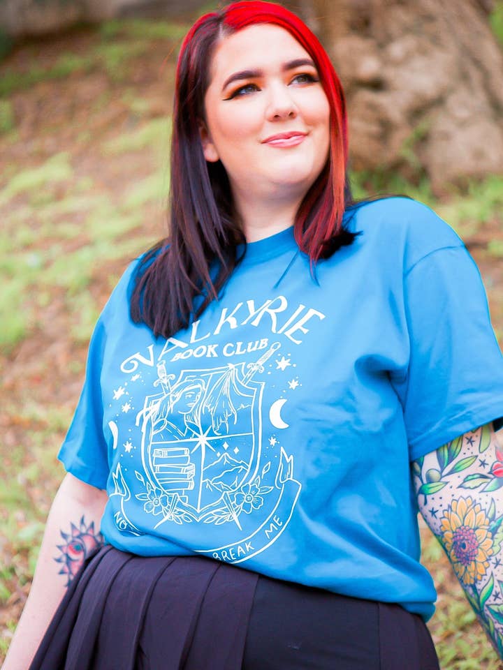 Sunbeam Shop Co - Wholesale Screen Printed T-Shirt - Women's - Valkyrie Book Club Shirt8