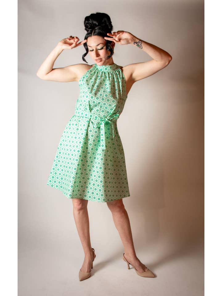 Heart of Haute - Wholesale Dress - Women's - Jane Dress - Deco Flower Tile3