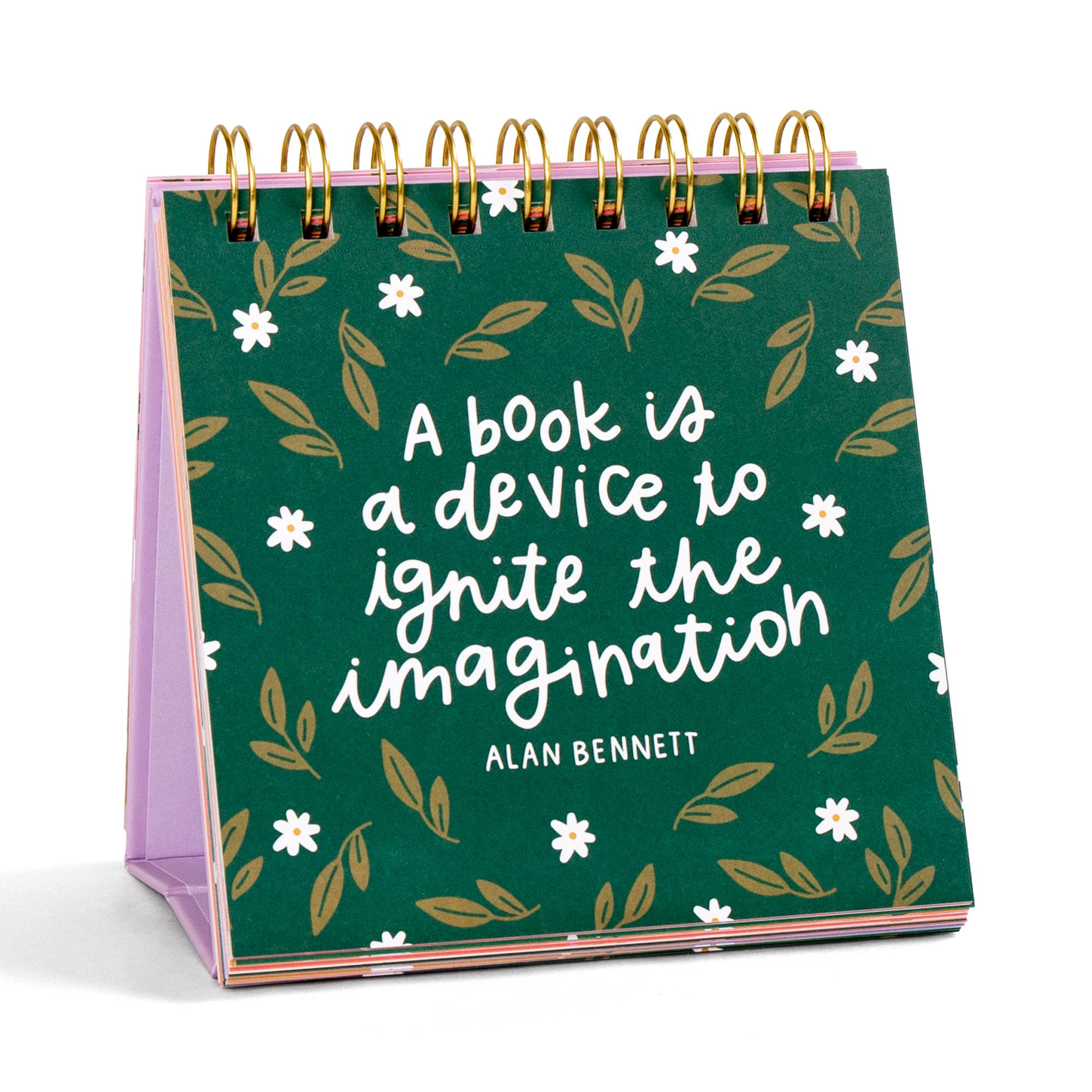 Pippi Post - Wholesale Desk/Tabletop Sign - 52 Weeks Of Book Lover Quotes - Desk Flip Calendar1