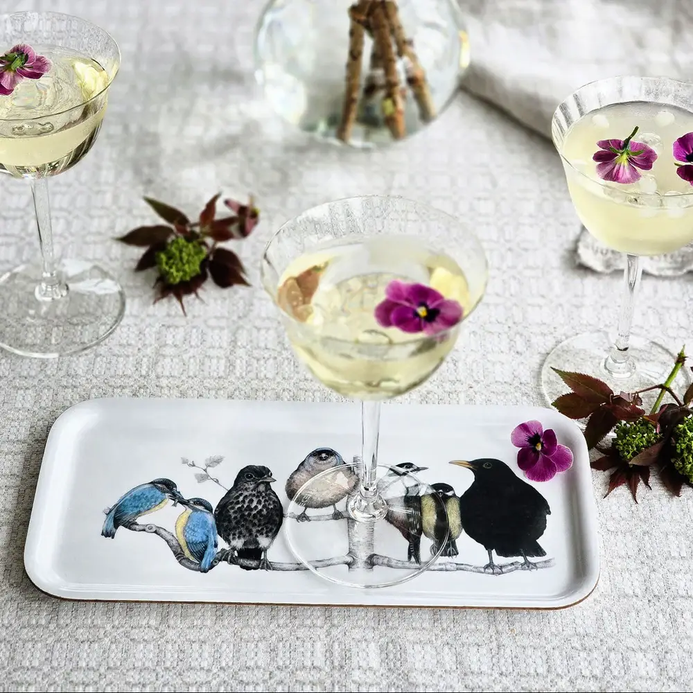 Charlotte Nicolin - Wholesale Serving Tray - Birdland - Long trays0