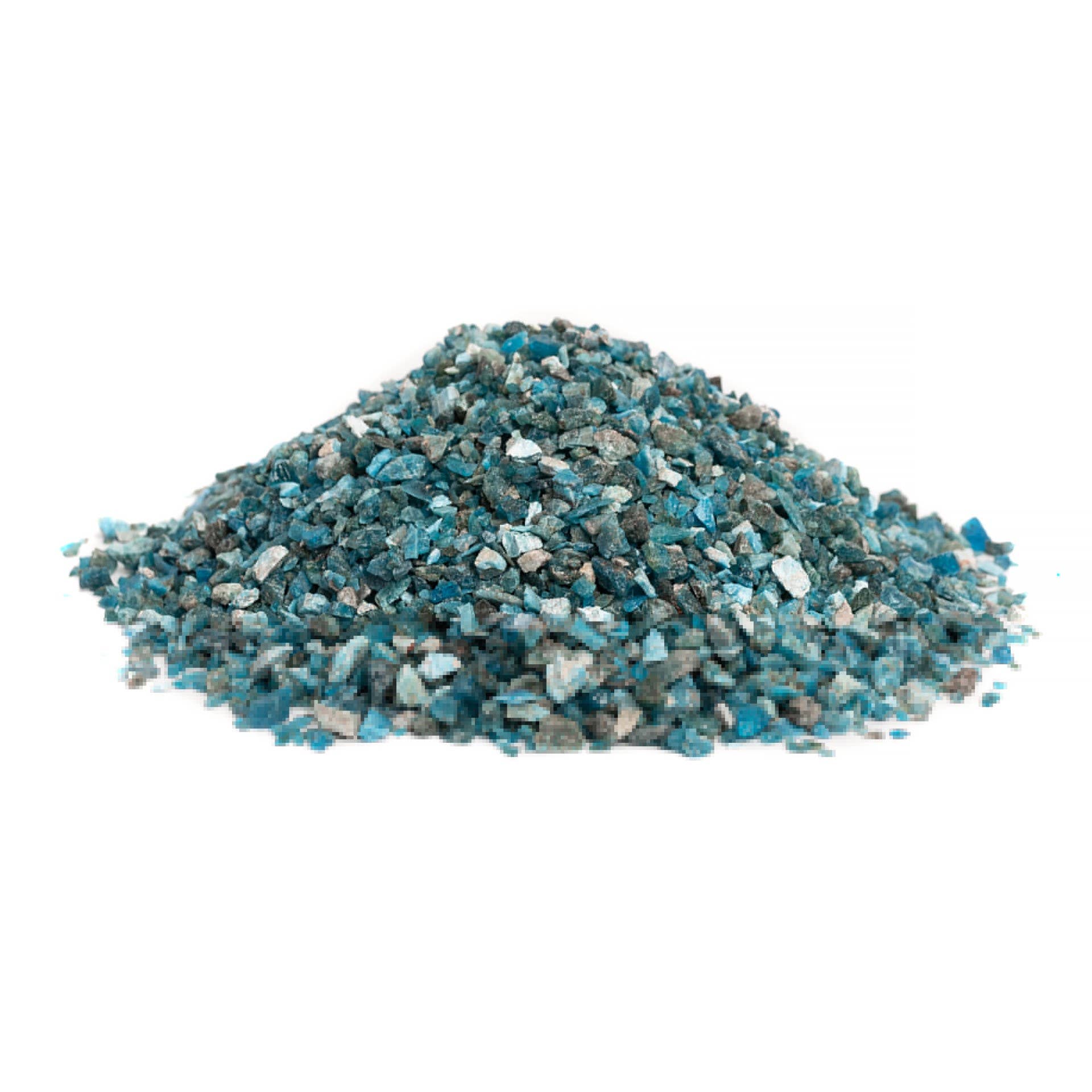 Sarimoire - Wholesale Spiritual Stone/Crystal - Rough Blue Apatite Crystal Mini Chips - Crystal Points3