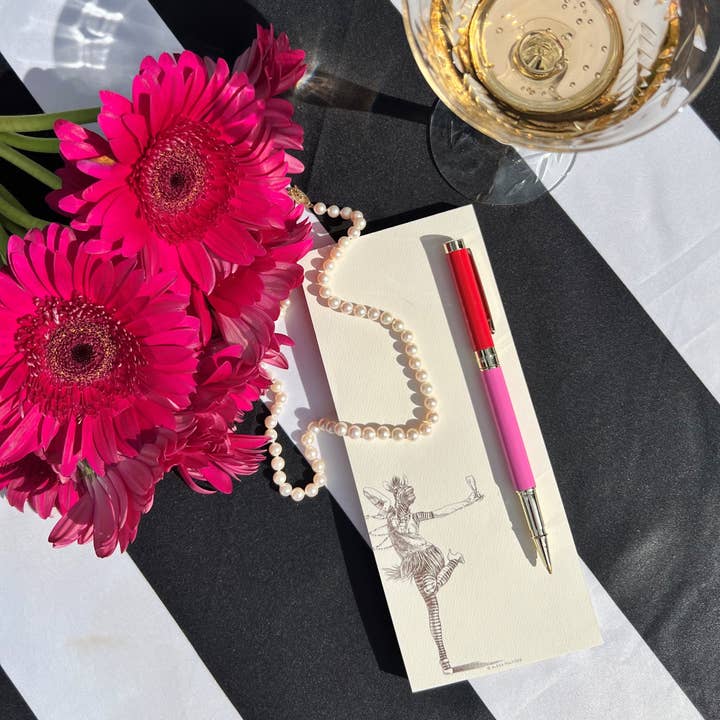 Alexa Pulitzer - Wholesale Notepad - Zebra Flapper Long Pad1