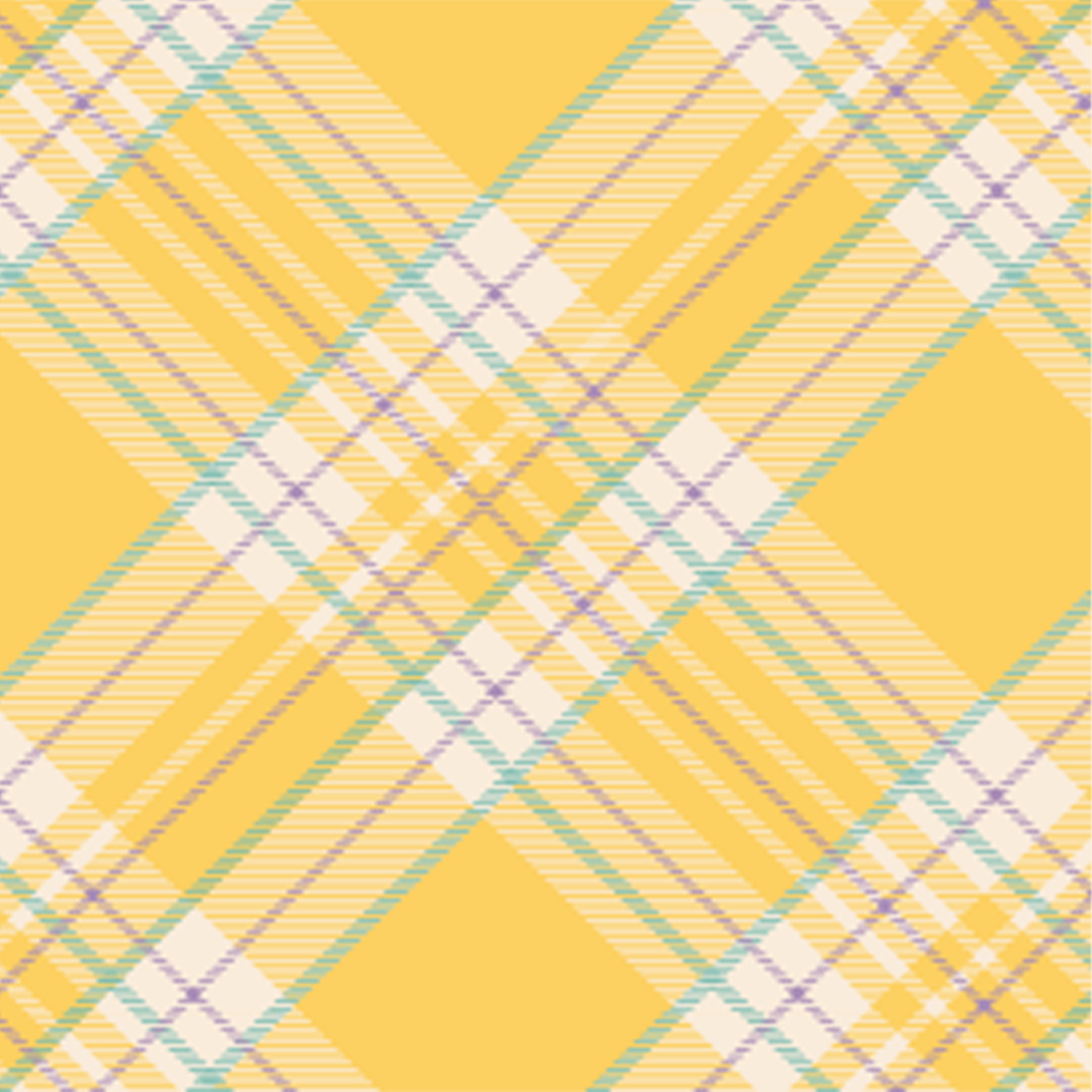 Hester & Cook - Stationery - Wholesale Disposable napkin - Yellow Plaid Cocktail Napkin0