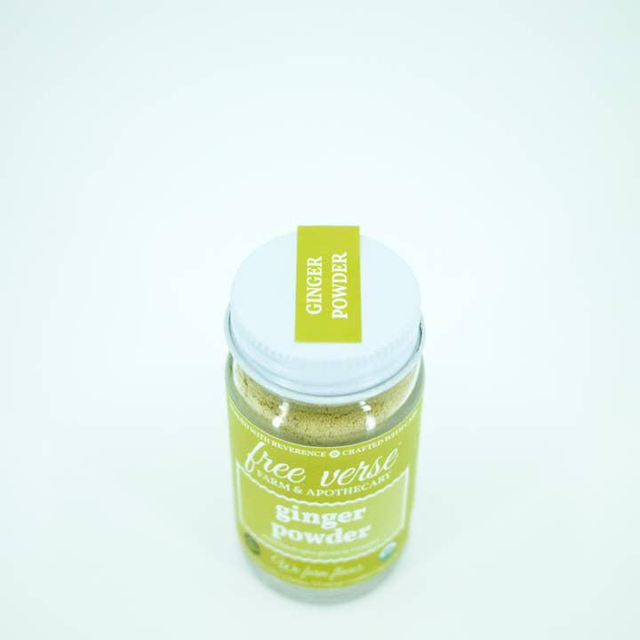 Free Verse Farm & Apothecary - Wholesale Dried Spice - Ginger Powder (Dried Culinary Herb)2