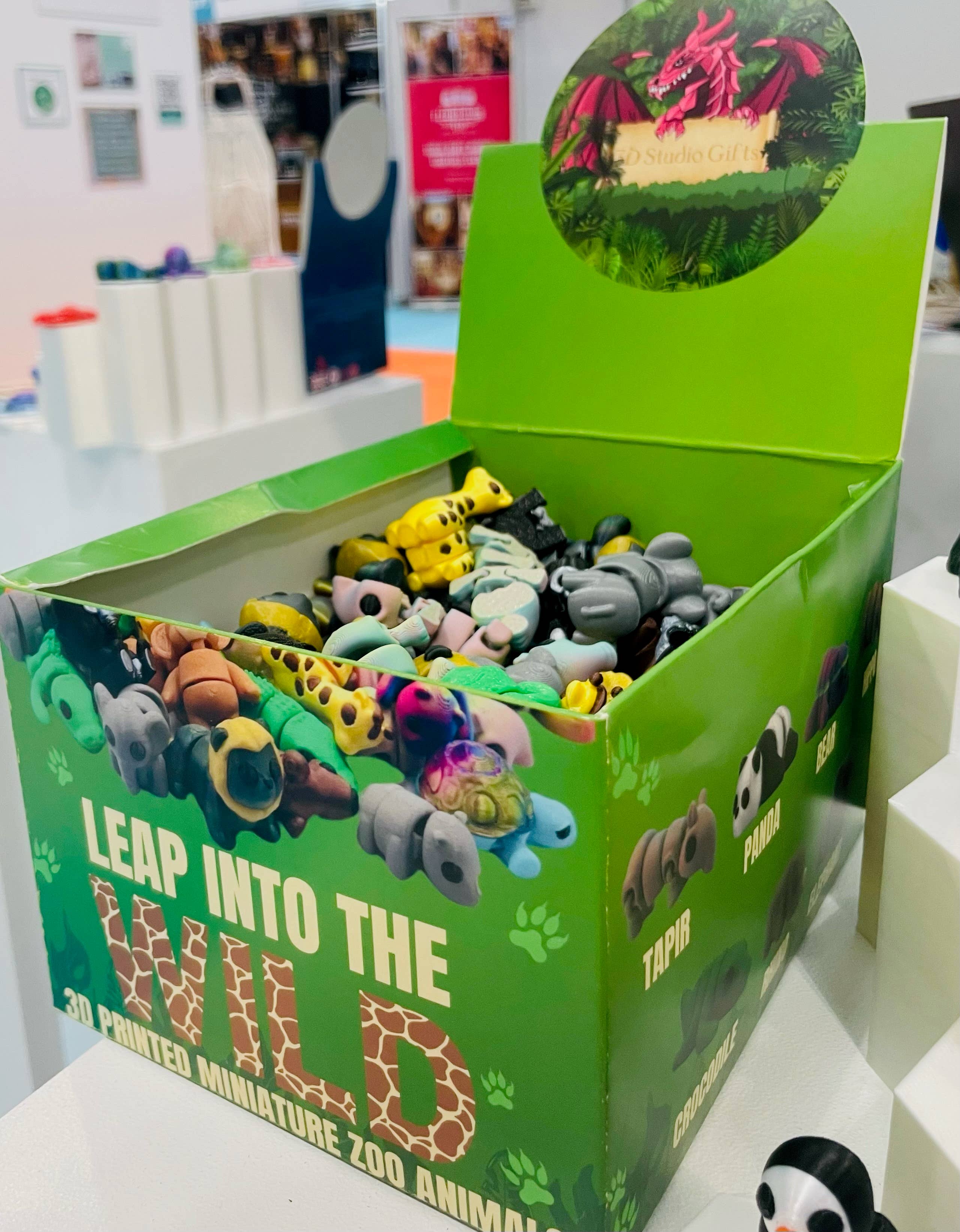 3D Studio Gifts - Wholesale Fidgetspeelgoed - Kinderen - 3D-geprinte ZOO JIGGLETS (Miniaturen) (aanrecht)13