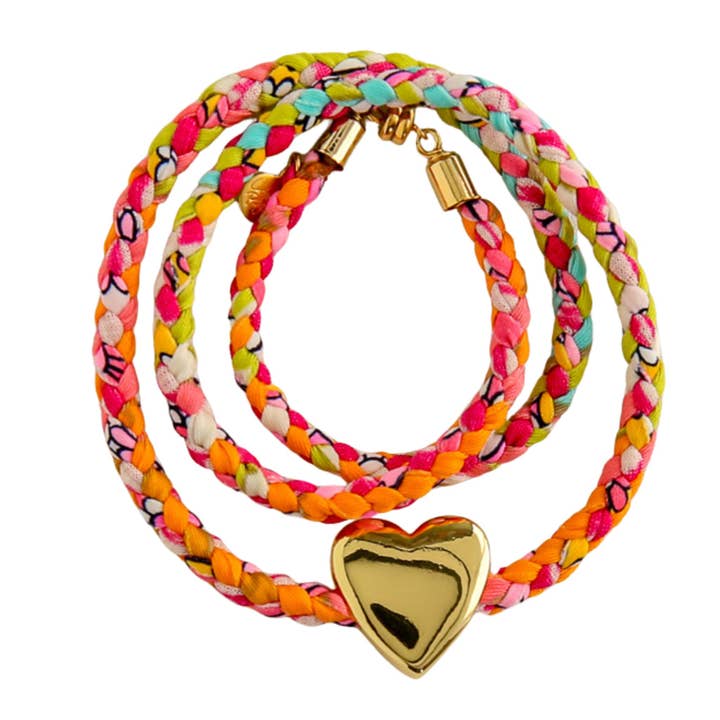 Bracelet Isla Wrap en Flora pour la vente par Catherine Page Jewelry