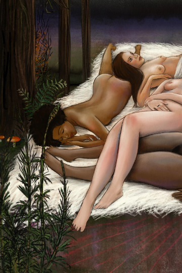 Kendra Hirons Art - Wholesale Art Print - Forest Nymphs7