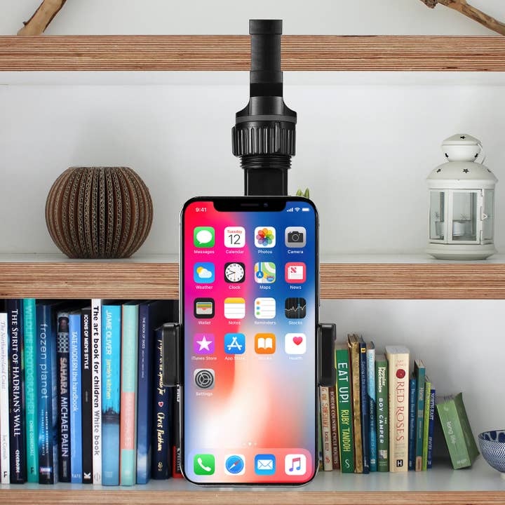 LAX Gadgets - Wholesale Phone/Tablet Stand - 360 degree Car Mount for Smartphones-Black with Retail Pack6