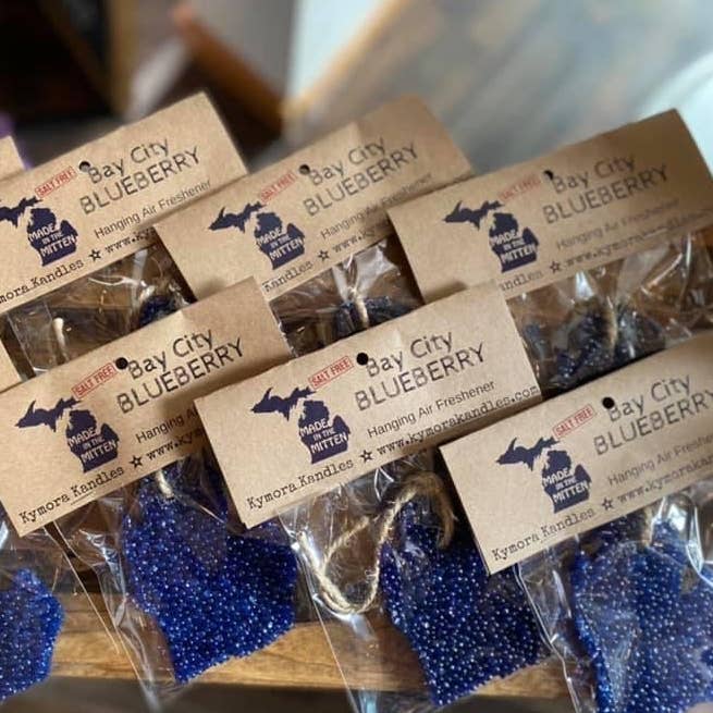 Kymora Kandles - Wholesale Air Freshener - Hanging Air Freshener - Bay City Blueberry