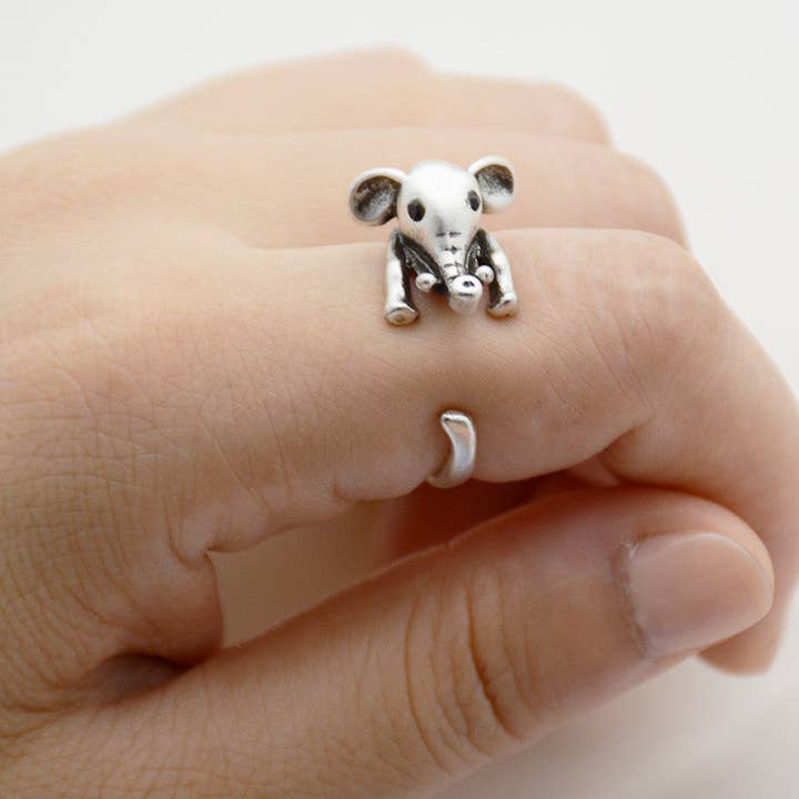 Elephant Wrap Ring for wholesale by Wear Felicity