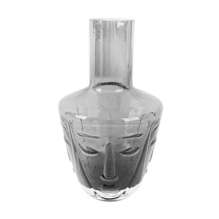 Carafe Visage gris D13 H22,5cm pour la vente par Opjet Paris