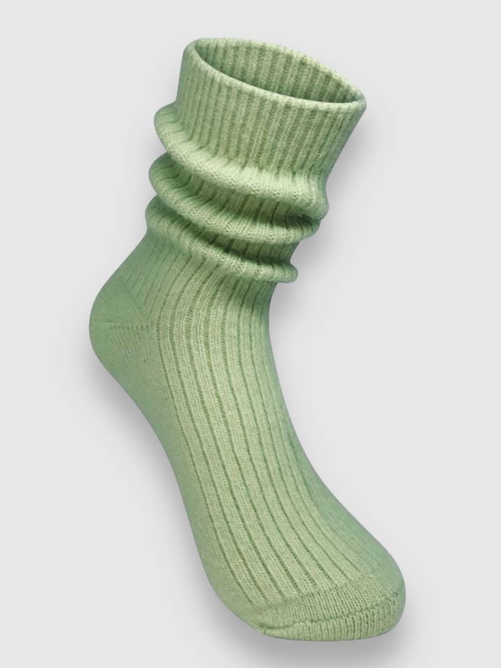 Cashmere Sock - Mint for wholesale by High Heel Jungle