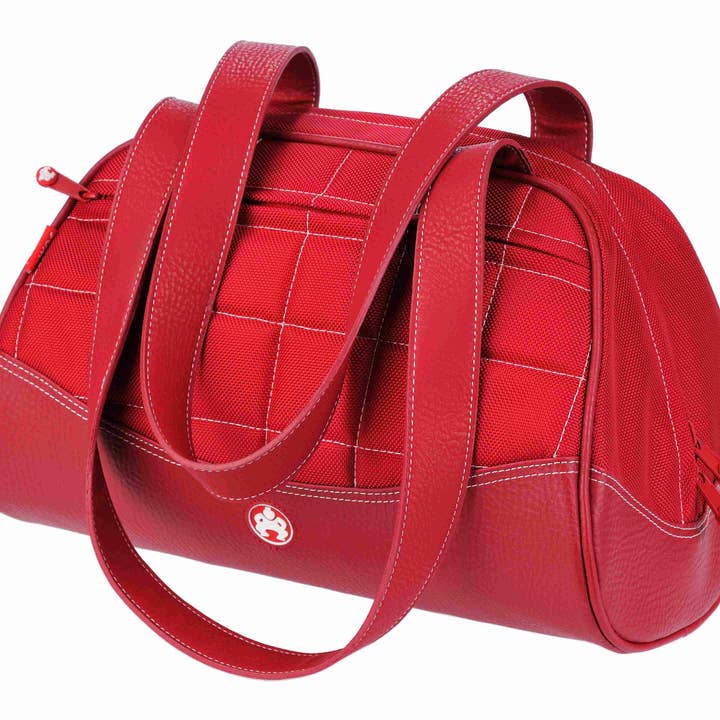 Sumo Travel Duffel - Red w/White Stitching - Large for wholesale by Mobile Edge LLC