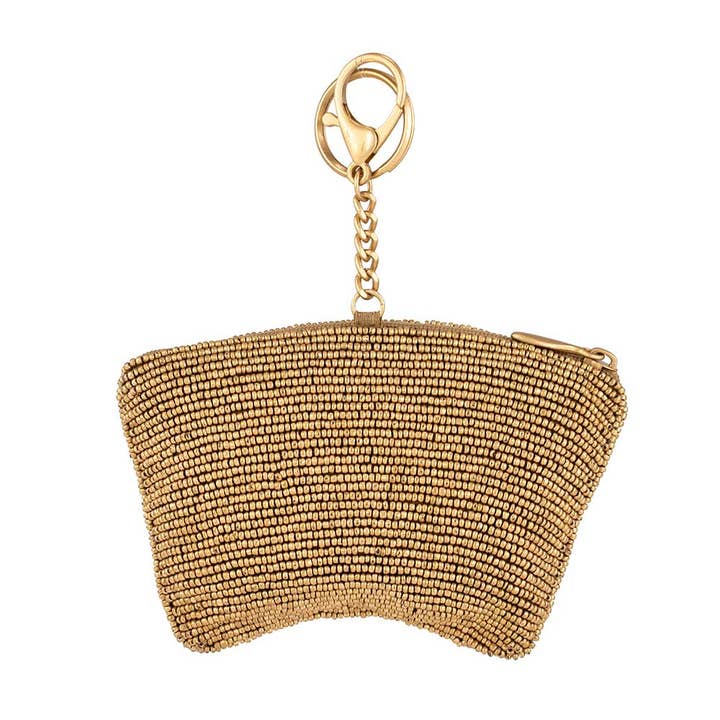 Mary Frances Accessories - Wholesale Coin Purse - Women's - Let's Play Beaded Playing Cards Coin Purse/Key Fob